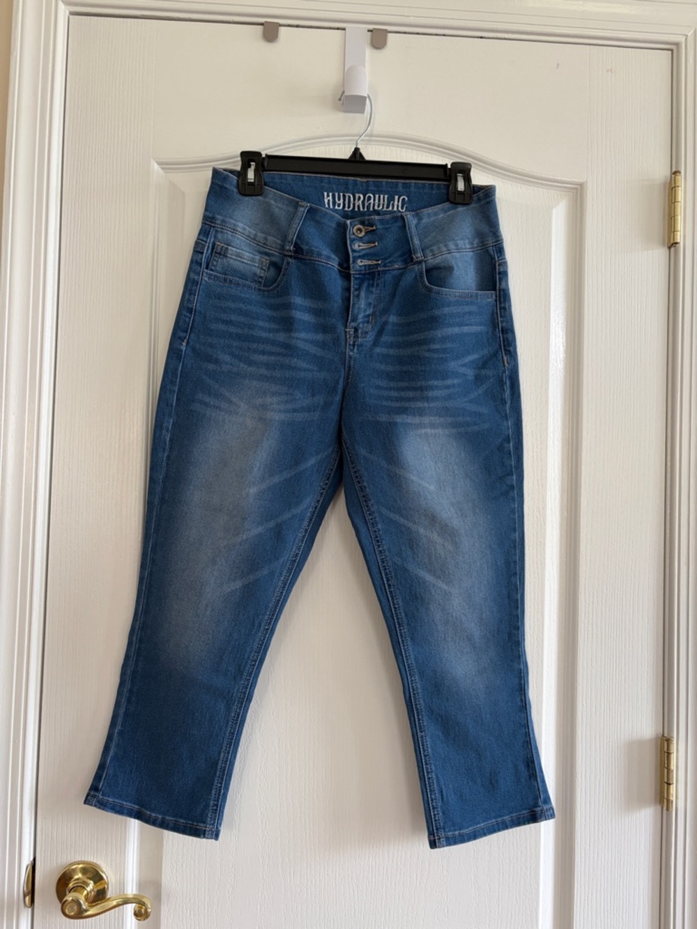 Hydraulic Medium Blue Cropped Women's Jeans Sz 8